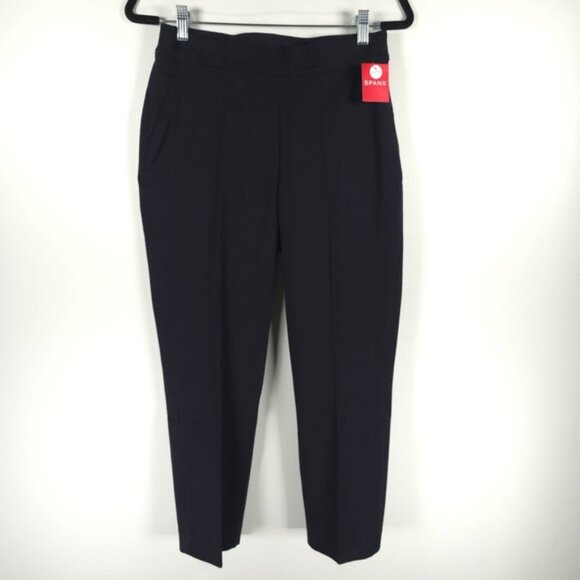 NWT SPANX Polished Ankle Slim Pull On Pants Classic Navy 20365Q Sz S - Picture 5 of 15